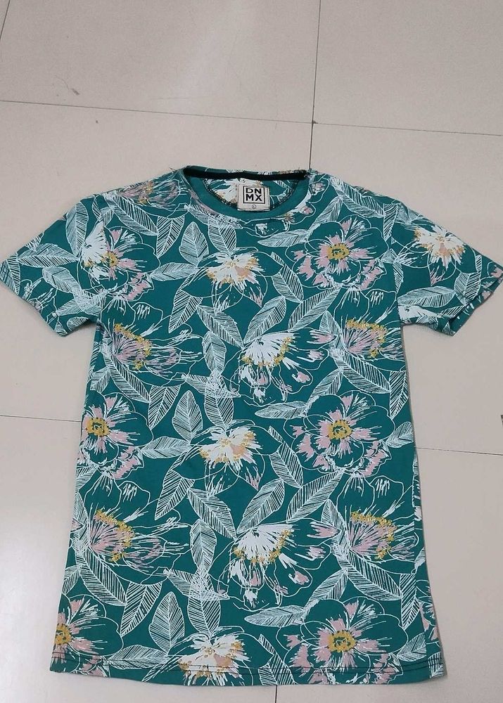 Men's Floral Print T-Shirt