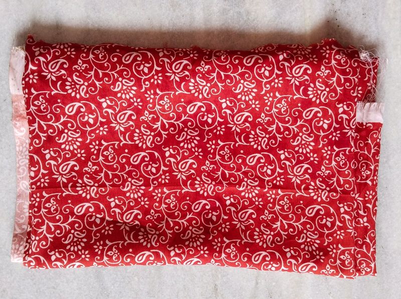 ❗CHECK DESCRIPTION ❗Red silk Blouse Piece