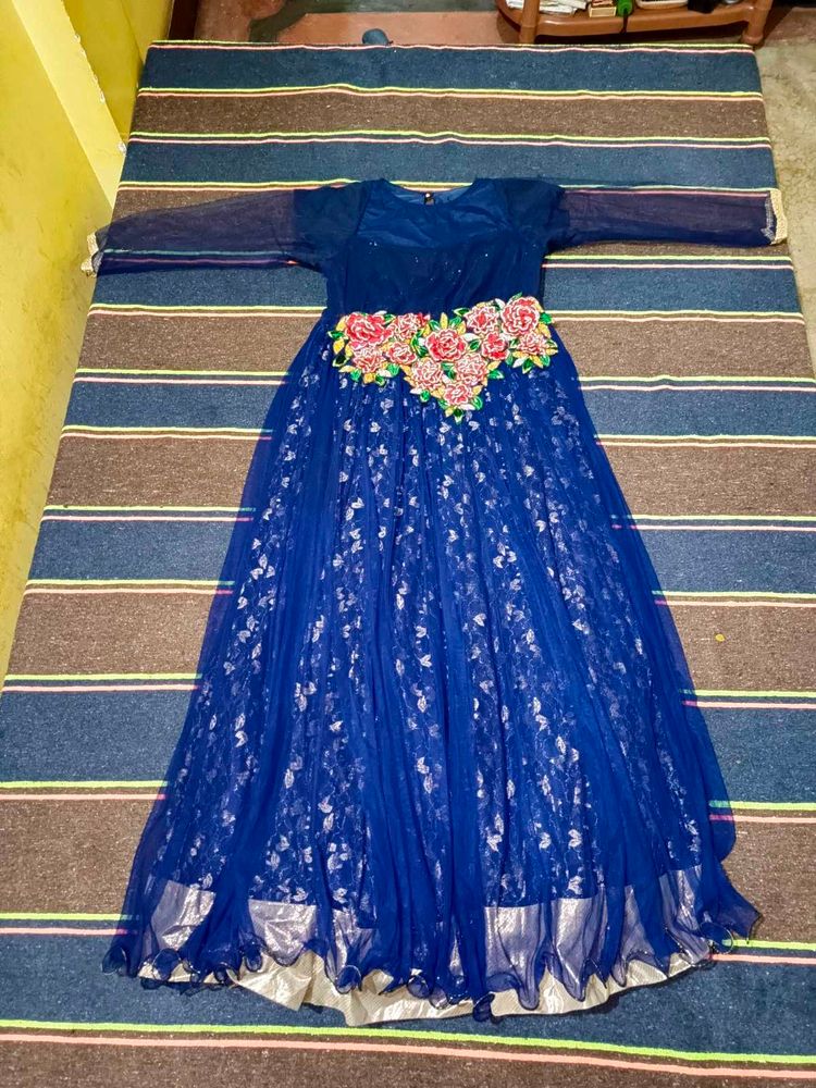 Gown New Like Naby Blue  Size Medium