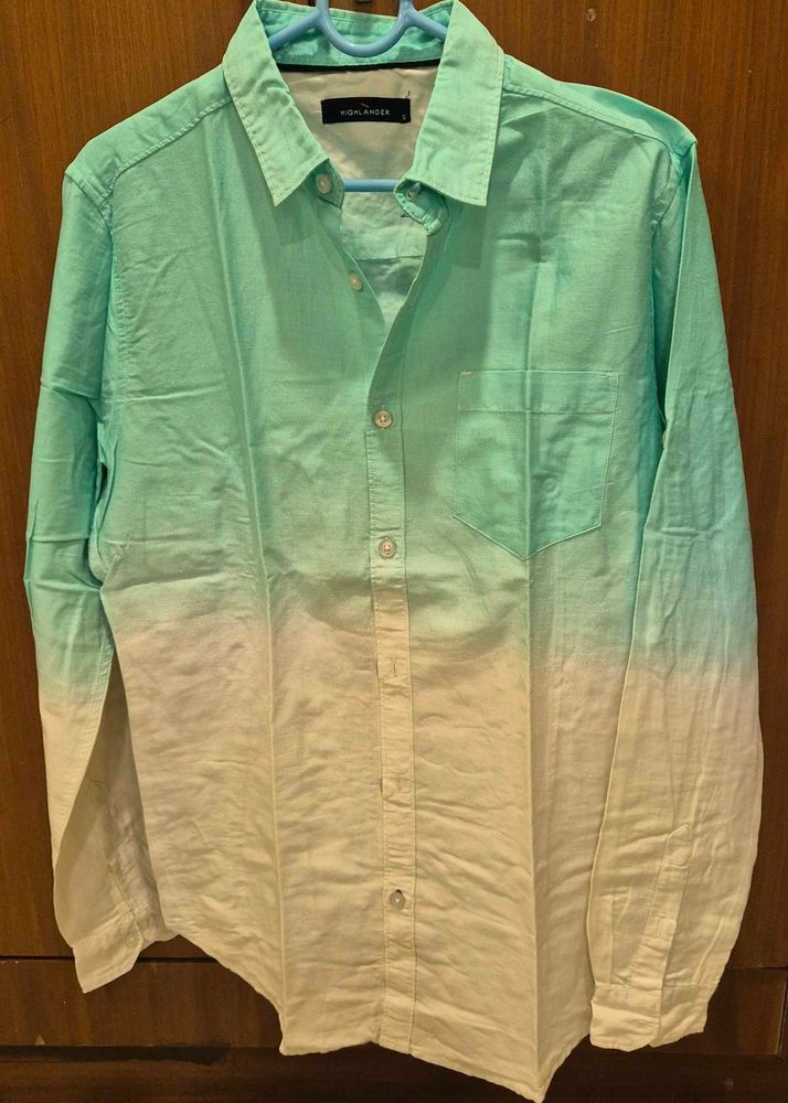 Men's Ombre Long Sleeve Shirt