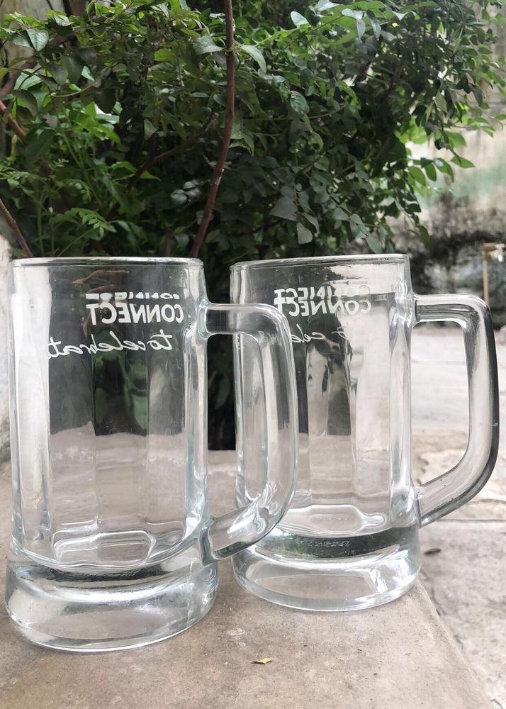BEER MUGS - Connect To Celebrate Set Of 2