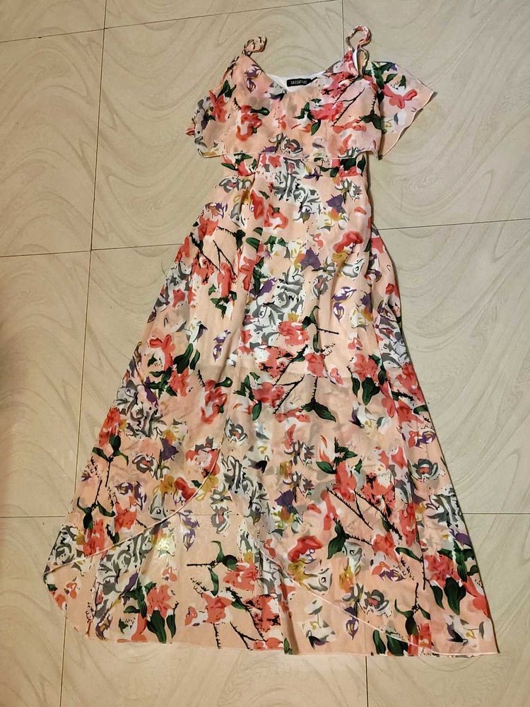 Floral Print Maxi Dress