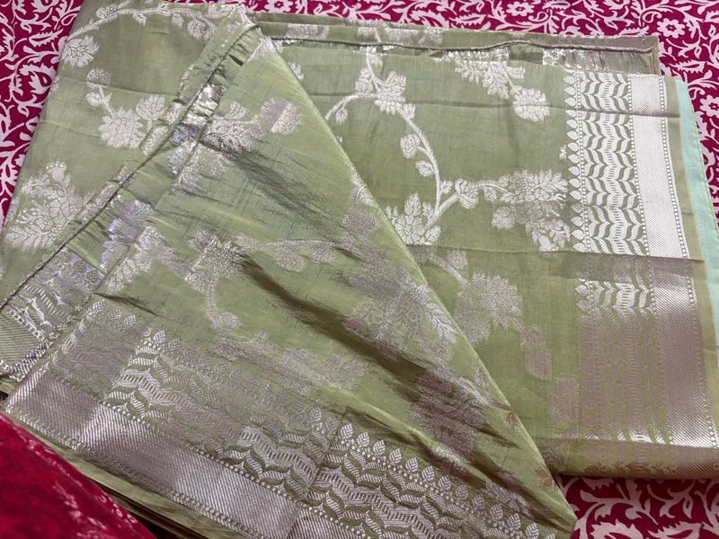 Adi Mohini Mohan Kanjilal Banarasi Silk Saree with