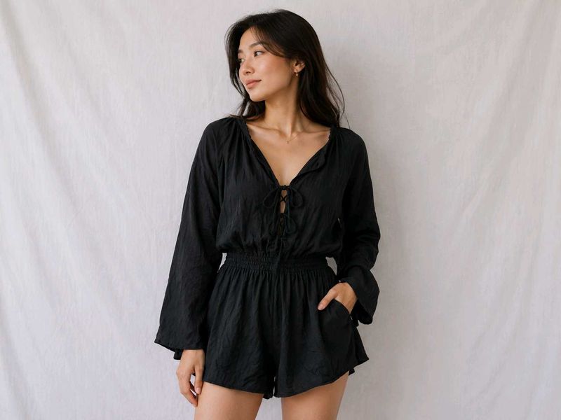Black Romper Jumpsuit