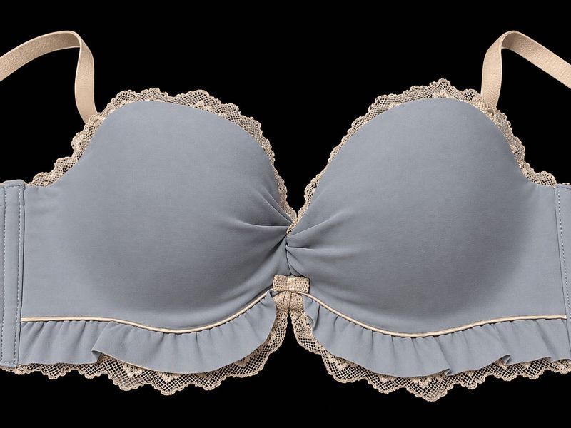Lace Trim Padded Bra