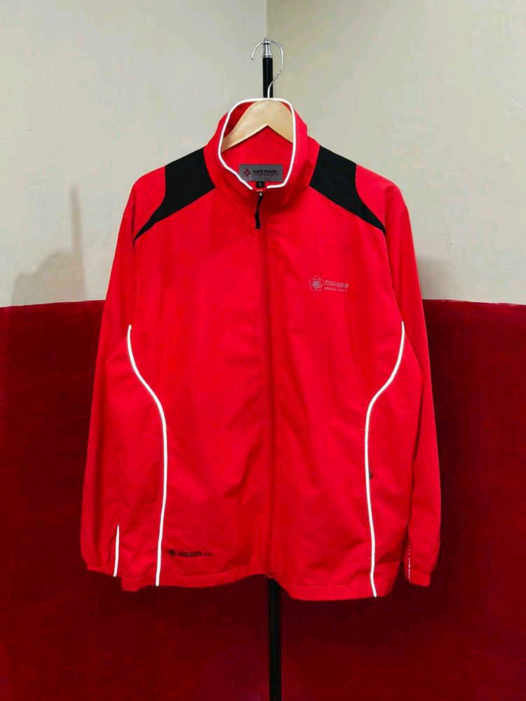 Men's Red Track Jacket