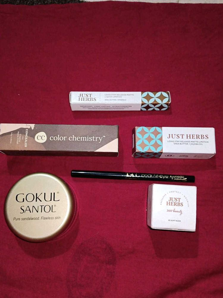 Just Herbs &amp; Color Chemistry Makeup Lot