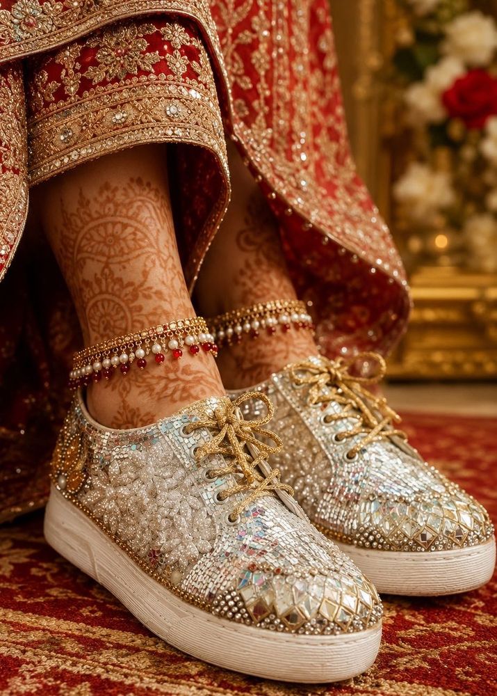Designer Embellished Sneakers 😍