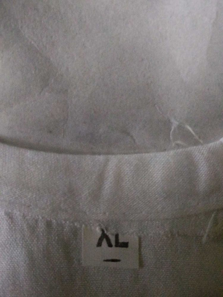 White Kurta with Elegant Embroidery. size XL