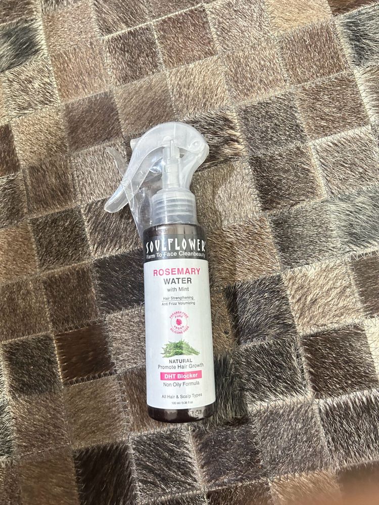 Soulflower Rosemary Water Spray