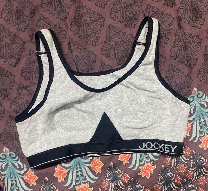 Jockey Grey Sports Bra
