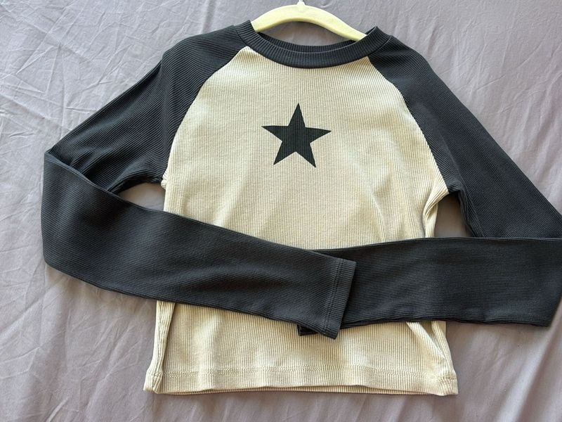 Long Sleeve Top with Star