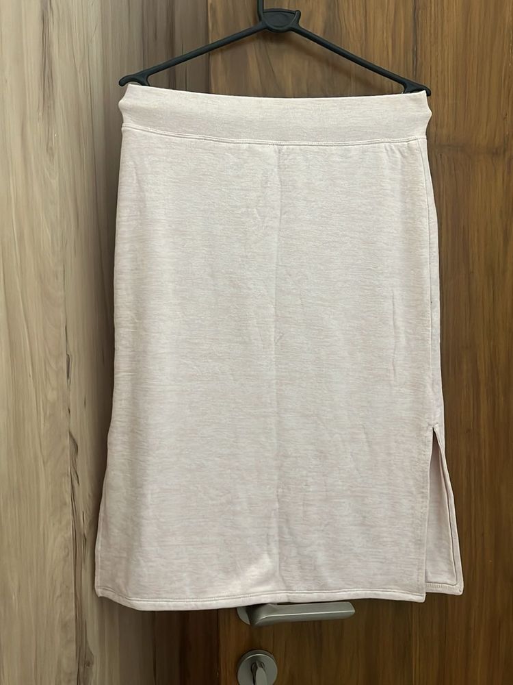 Gap Pink Knit Midi Skirt
