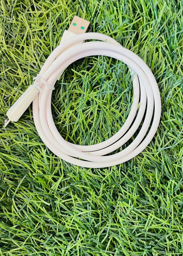 White USB Charging Cable