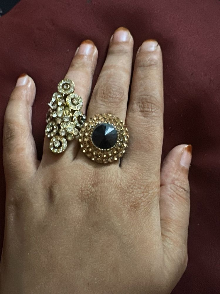 Stunning Statement Ring Set