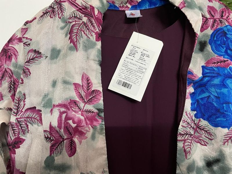 Long Dress with attached Jacket
