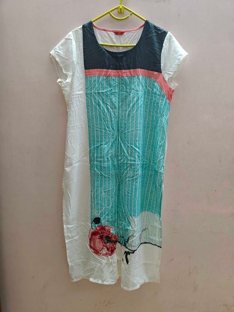 W Brand Straight kurta-size 14