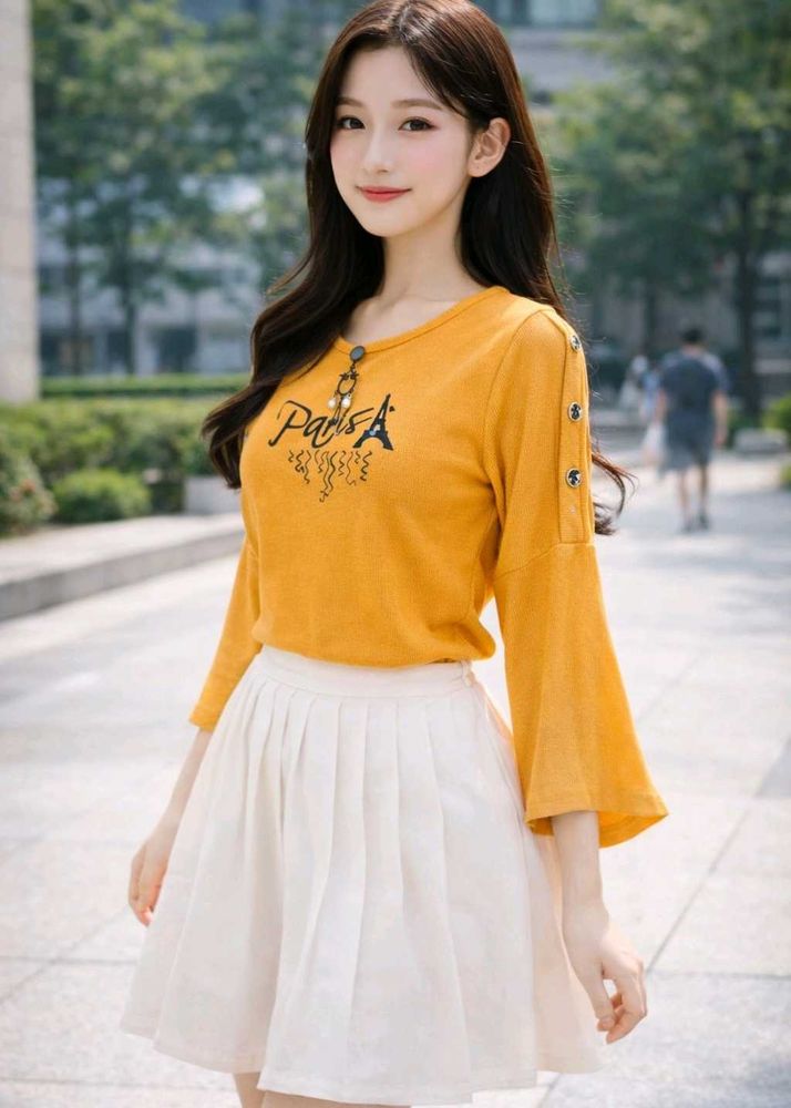Chic Mustard Top