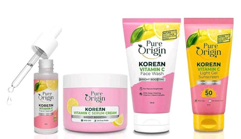 Pure Origin Korean Vitamin C Face Essentials Combo
