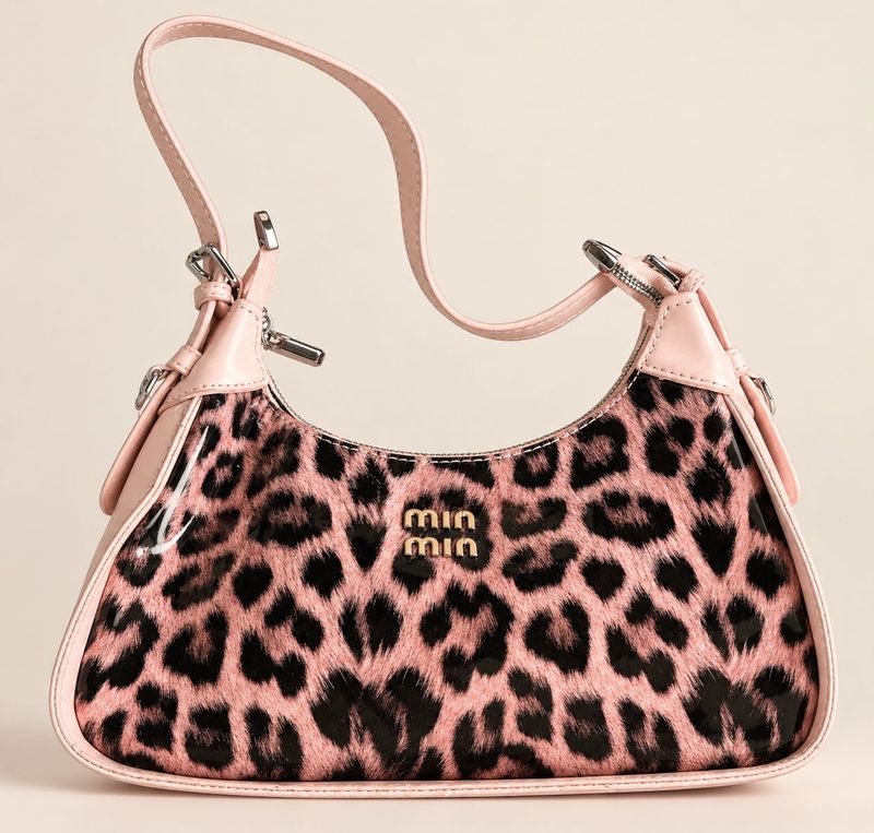 Chic Leopard Print Shoulder Bag