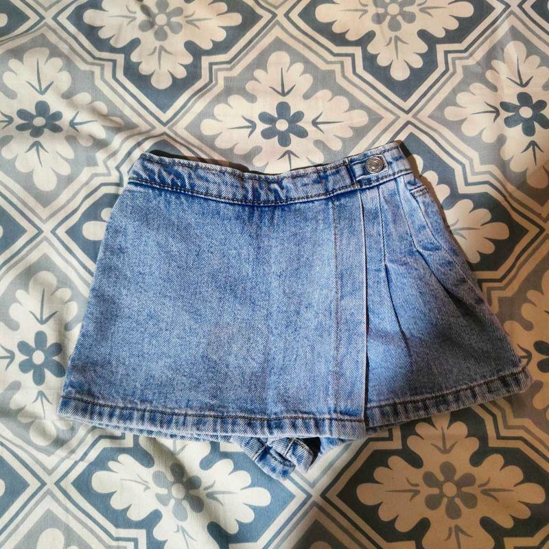 Zara Denim Skort