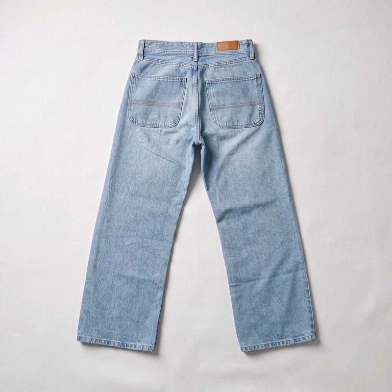 Blue Way Light Wash Wide Leg Jeans