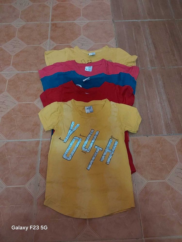 Kids T-Shirts Pack - Assorted Colors