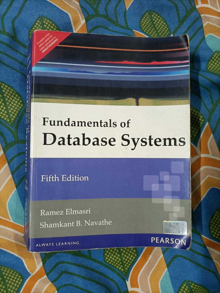 Fundamentals of Database Systems - 5th Edition