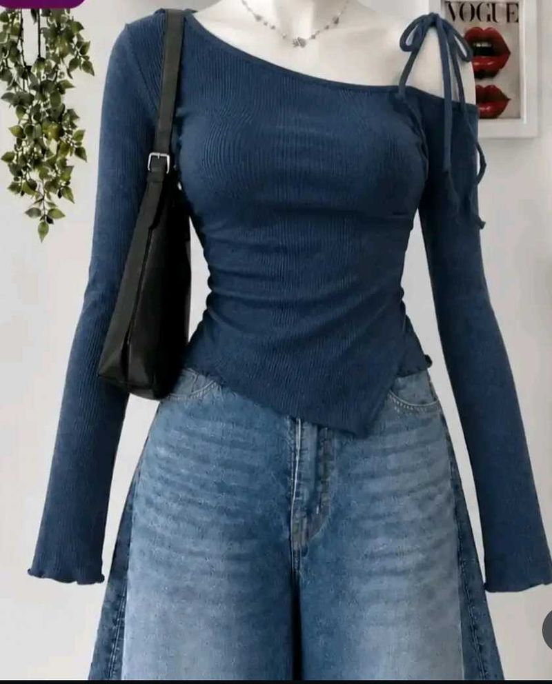 blue pintrest inspired top🫶🏻🌸💯❤️