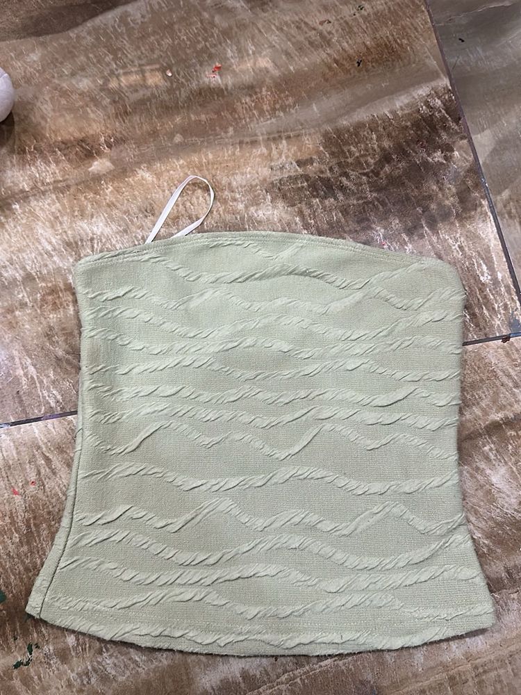 pale green tube top y2k