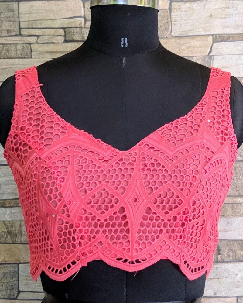 Pink Schifli Blouse