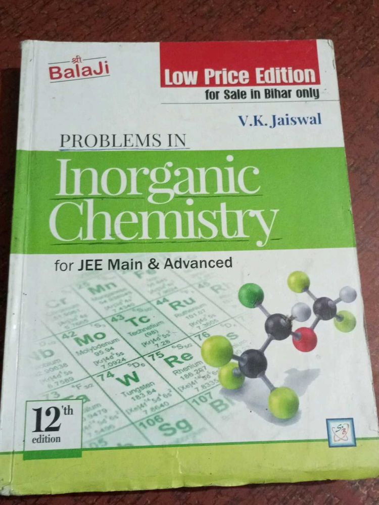 Inorganic Chemistry JEE Book