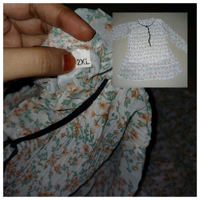 Floral Print Kurta