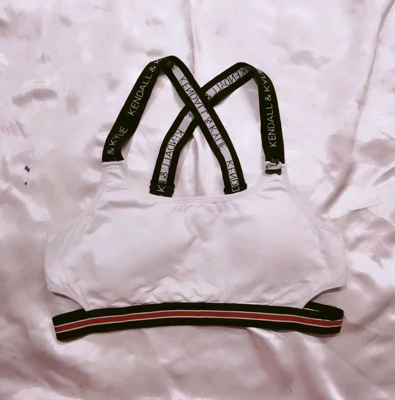 New Sports Bra - White