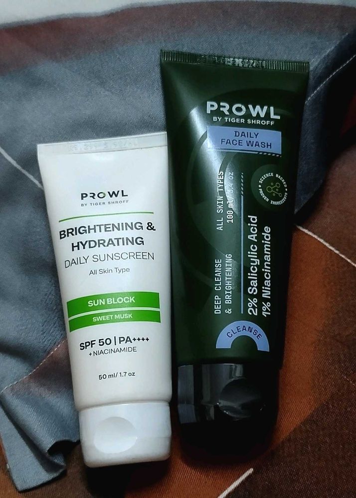 Tiger Shroff's Brand Facewash And Sunscreen