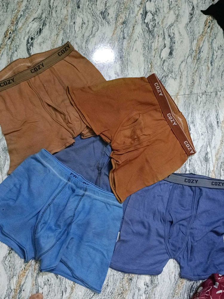 Cozy Men's Boxer Briefs - Pack of 4