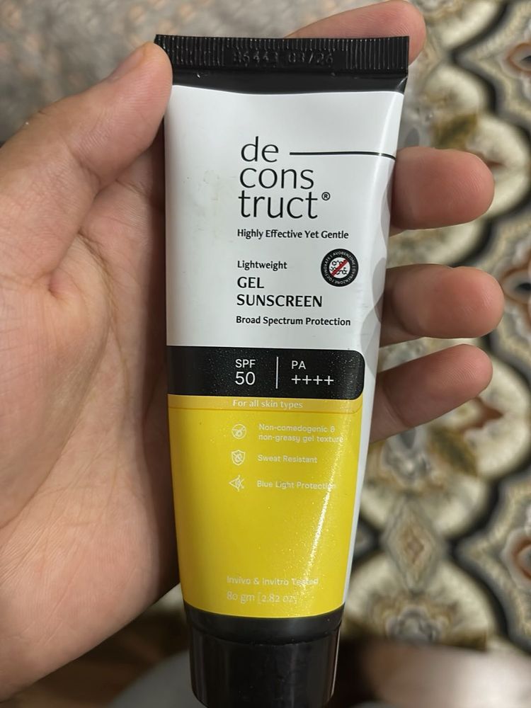 Deconstruct Lightweight Gel Sunscreen SPF 50