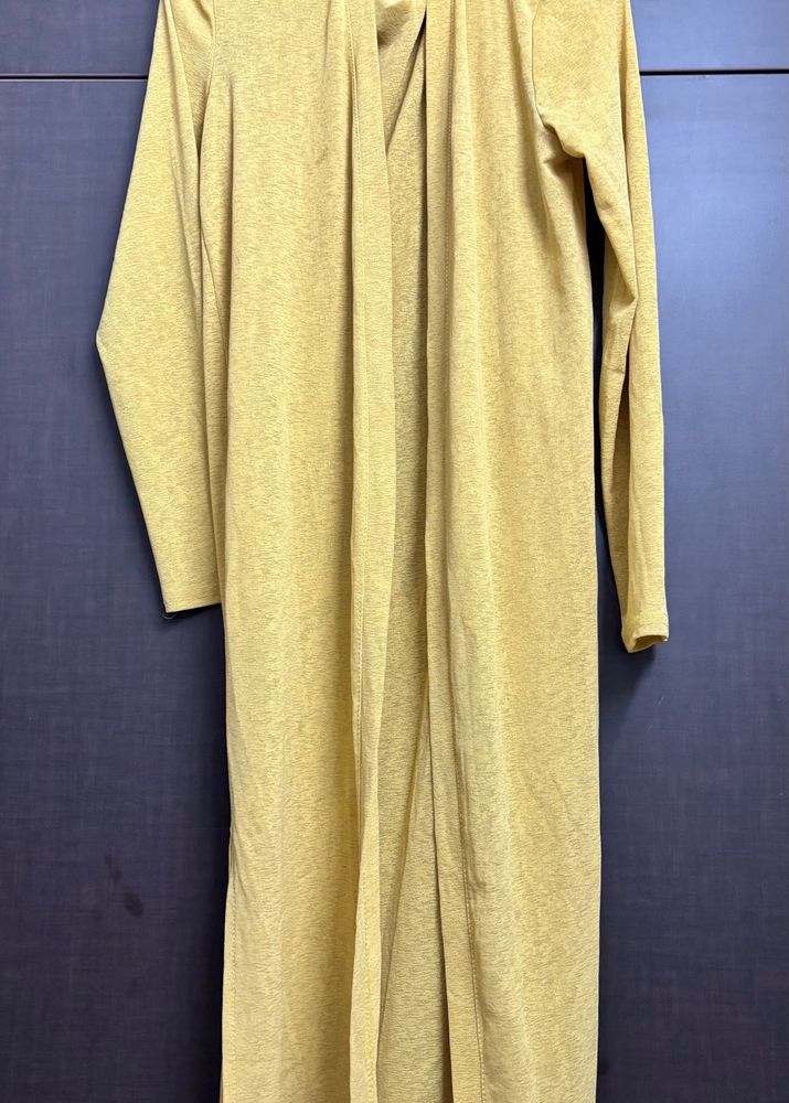 Long Yellow Cardigan