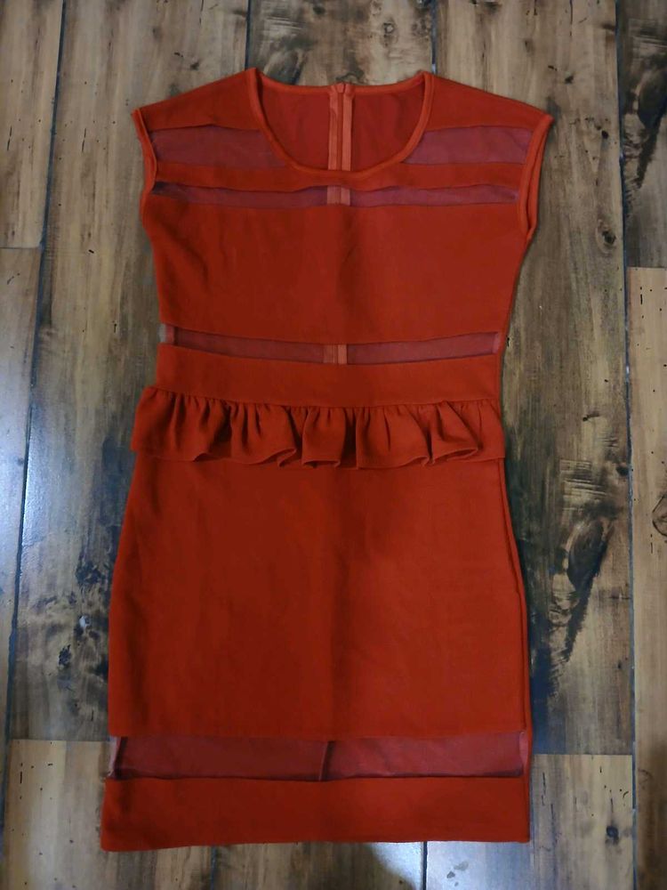 Chic Red Bodycon Dress