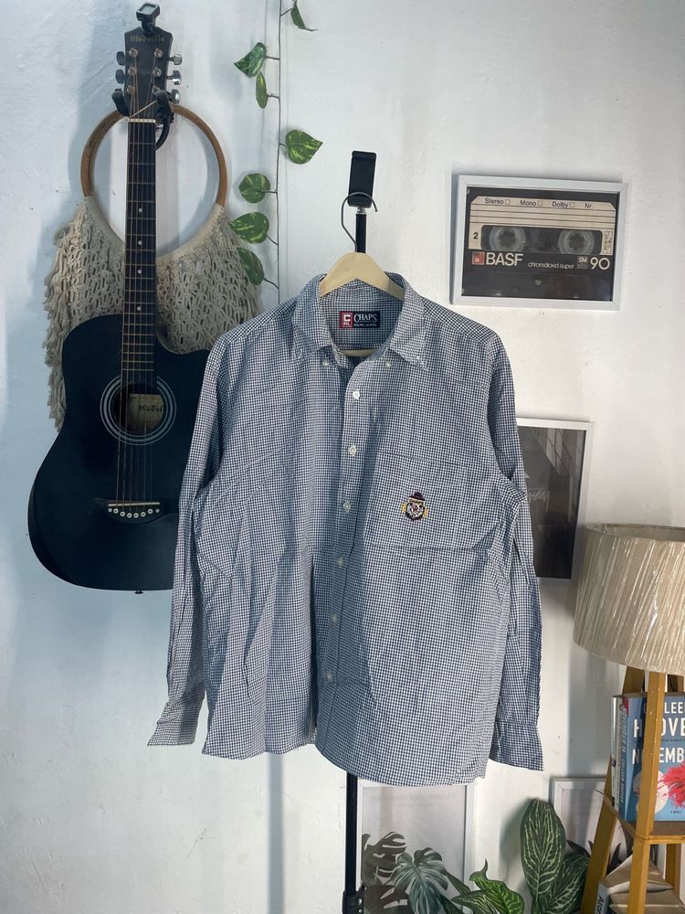 Chaps Men's Gingham Button-Up Shirt