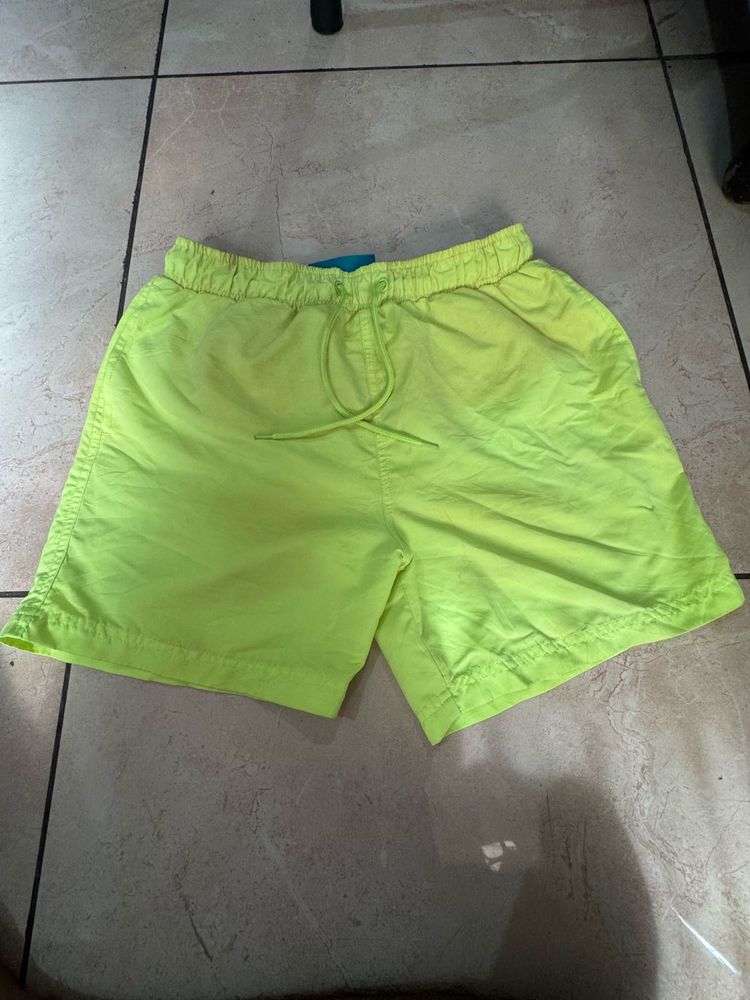 Vibrant Yellow Swim Shorts