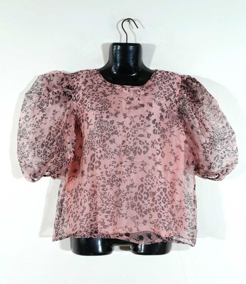 Pink Printed Top For Women's