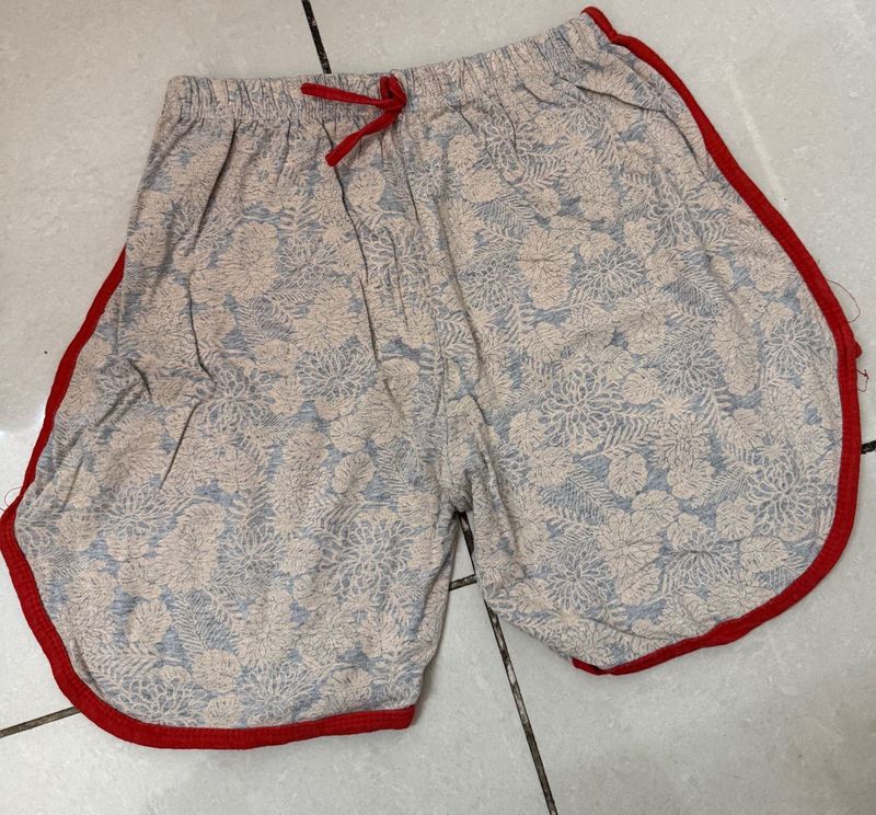 Cozy Floral Sleep Shorts