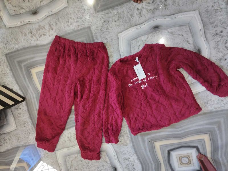 Cozy Maroon PJ Set