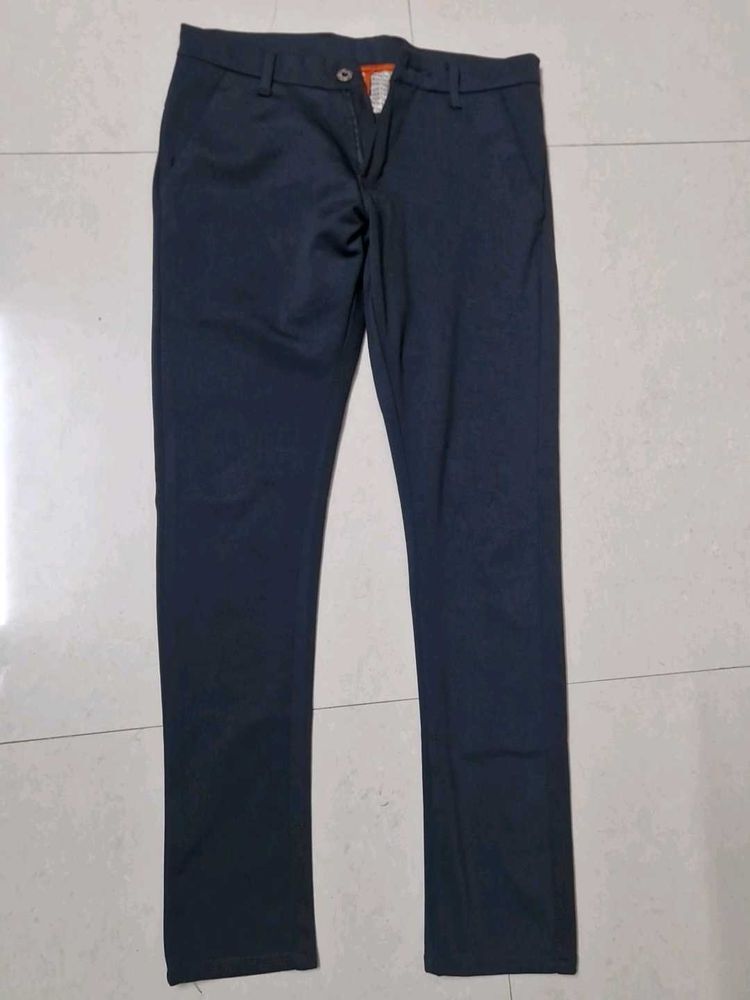 Navy Blue Slim Fit formal pant