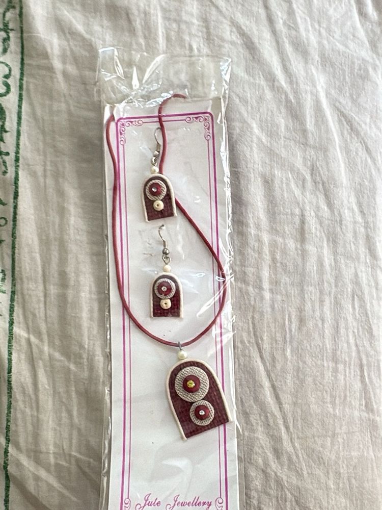 Handmade Jute Boho Jewellery Set