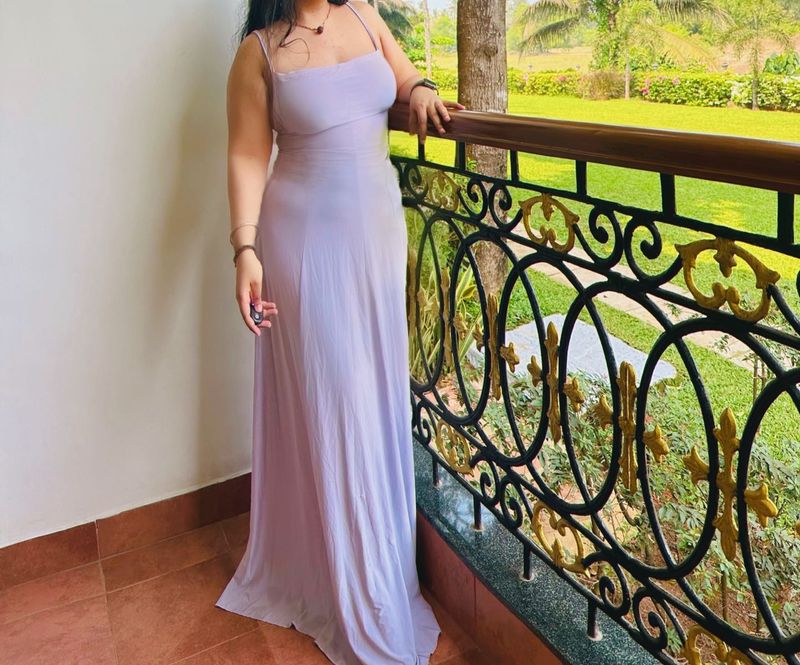 Newme Flowy Lavender Dress