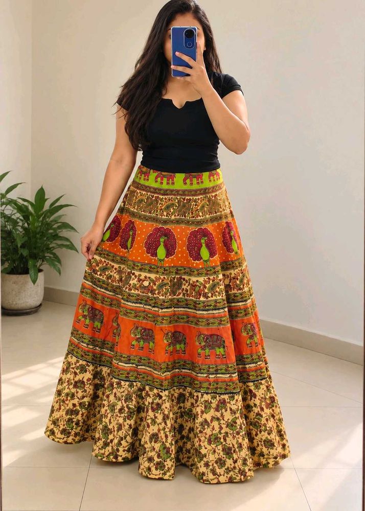 Navratri Style Wrap Around Skirt