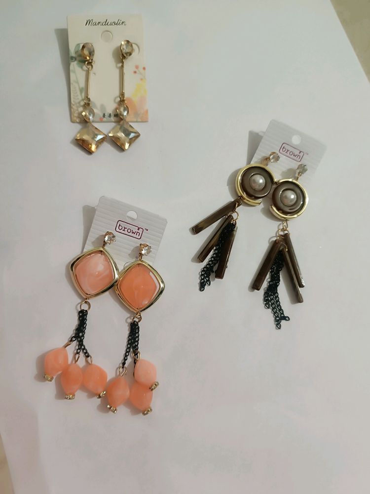 Western Earrings 3 Pic Of Combo