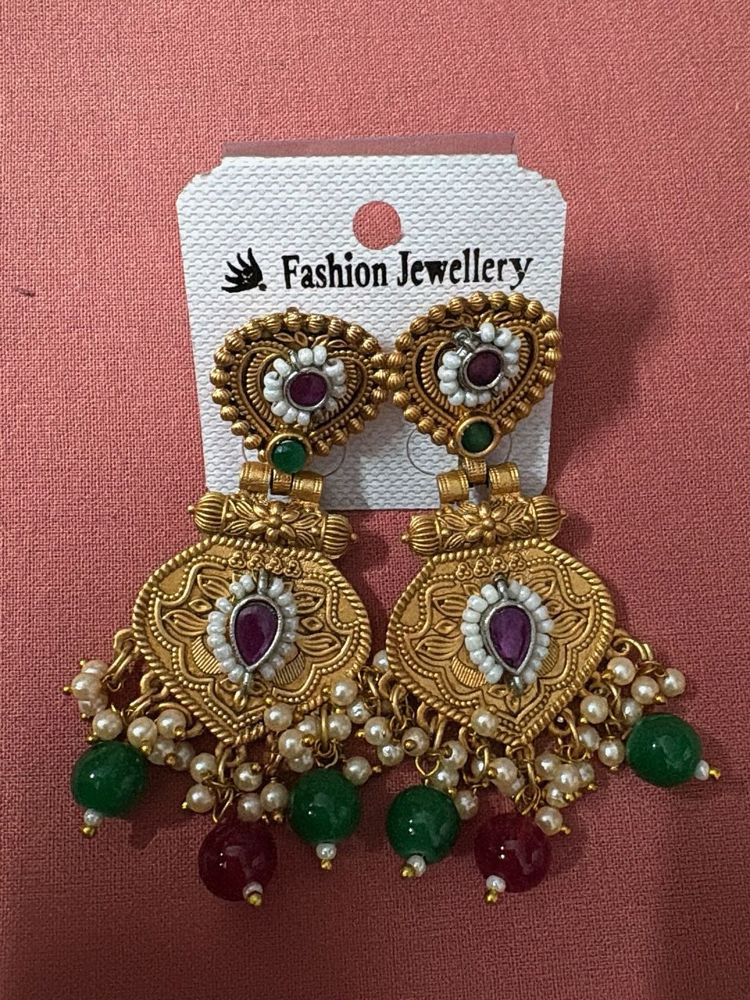 Elegant Gold Plated Earrings
